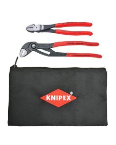 KNP9K0080124US image(0) - KNIPEX 8 Diagonal and 10 Cobra w/ pouch