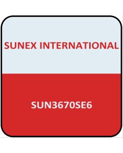 SUN3670SE6 image(0) - Sunex 3/8" Dr. External Star Impact Socket E11