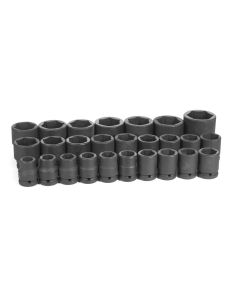 Grey Pneumatic 3/4" DRIVE 26 PC STANDARD METRIC SET 19-50 MM