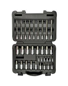 VIMHMMS32 image(0) - VIM Tools 32 Piece Elite Hex Metric Master Driver Set - S2 Steel