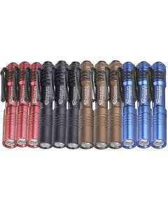 Streamlight 12 Pack - MicroStream USB with 5" USB Cord and Lanyard - Clam Assorted Colors