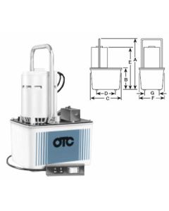 OTC4057 image(0) - OTC PUMP HYDRAULIC / ELECTRIC 2 STAGE 3POS 4WAY VALVE