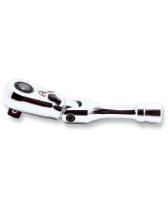 KKN3726ZSB image(0) - Ko-ken USA 3/8" Sq.Dr. Ratchet Handle 72 teeth Short, Flexible Head Length 100mm Quick Release Z-series