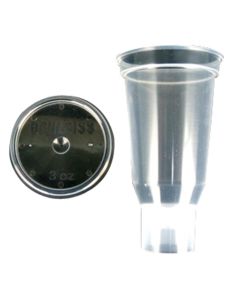 DEVDPC-503-K24 image(1) - DeVilbiss 3 Oz. Disposable Cup & Lid (Qty 24)
