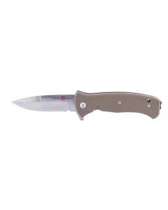 Sunex Knife mS2020 LLSA 8Cr 56HRC Satin 3in Trad GlNylon Coyote