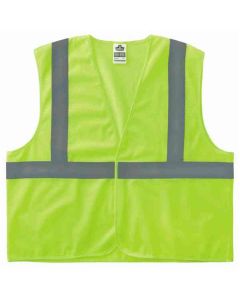 ERG20977 image(0) - Ergodyne 8205HL 2XL/3XL Lime Type R Class 2 Super Mesh Vest