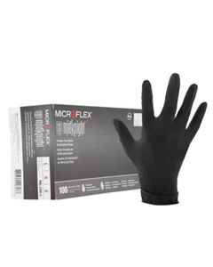 MFXMK296-XL-CASE image(1) - Microflex Black Nitrile Powder Free Gloves