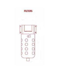 Milton Industries 1/4" Coalescing Filter Metal Bowl