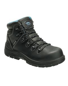 Avenger Work Boots Framer Series - Women's High Top Work Boots - Composite Toe - IC|EH|SR|PR - Black/Black - Size: 6W