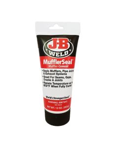 JBW37912 image(0) - J B Weld J-B Weld 37912 MufflerSeal Muffler Cement Plastic Tube 12 oz.