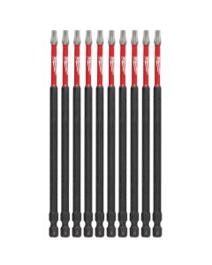 MLW48-32-4246 image(0) - Milwaukee Tool SHOCKWAVE 6" Impact Torx T25 Power Bits (10 Pk)