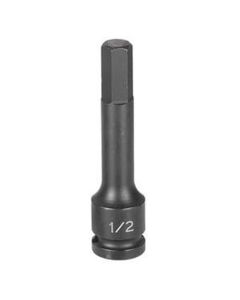 GRE29074M image(0) - Grey Pneumatic 1/2" Drive x 7mm Hex Driver 4" Length