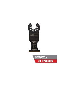 MLW49-25-1523 image(0) - Milwaukee Tool Milwaukee OPEN-LOK 1-3/8" TITANIUM ENHANCED CARBIDE TEETH MULTI-MATERIAL BLADE 3PK