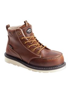 FSIA7551-4.5W image(0) - Avenger Work Boots - Wedge Series - Women's Boots - Carbon Nano-Fiber Toe - IC|EH|SR - Tobacco/Tan - Size: 4'5W