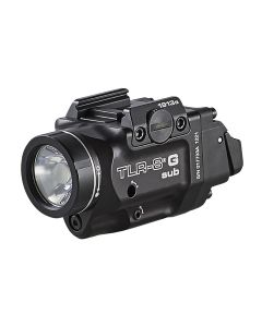 STL69438 image(0) - Streamlight TLR-8 sub Rail Mounted Tactical Light with Red Laser for 1913 Short Railed Subcompact Handguns, Black