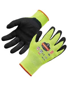 ERG17964 image(0) - Ergodyne 7021 L Lime Nitrile-Coated Cut-Resis Gloves A2 Level WSX