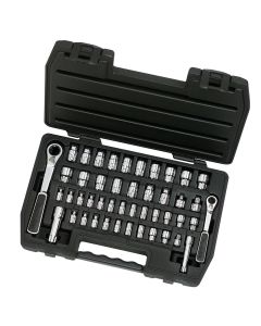 KDT8946 image(1) - GearWrench 46PC 1/4" & 3/8" DR. GEARRATCHET SET