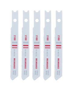 MLW48-42-2160 image(0) - Milwaukee Tool 2-3/4" 24 TPI Bi-Metal Jig Saw Blade (5 PK)