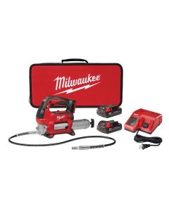 MLW2646-22CT image(1) - Milwaukee Tool M18 Cordless 2-Speed Grease Gun Kit