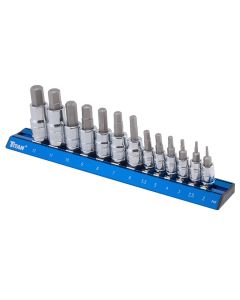 TIT16124 image(1) - TITAN 13 Pc. Metric Hex Bit Socket Set