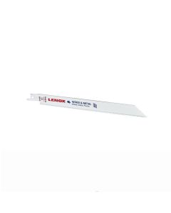 LEX20563 image(0) - Lenox Tools Reciprocating Saw Blades, 818R, Bi-Metal, 8 in. Lo