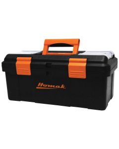 HOMBK00116004 image(0) - Homak Manufacturing 16 in. Plastic Toolbox w/ Beveled Lid