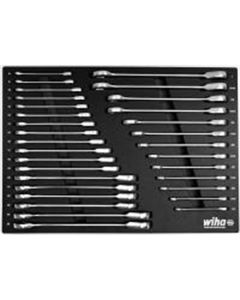 WIH30392 image(0) - Wiha Tools Set Includes - Inch 1/4, 5/16, 3/8, 7/16, 1/2, 9/16, 5/8, 11/16, 3/4, 13/16, 7/8, 15/16, 1&rdquo; | Metric 8, 9, 10, 11, 12, 13, 14, 15, 16, 17, 18, 19, 20, 21, 22, 23, 24, 25mm