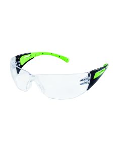 Sellstrom Sellstrom - Safety Glasses - XM300 Series - Clear Lens - Black/Green Frame - Hard Coated