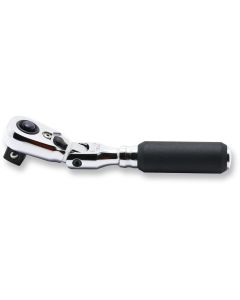 KKN2726ZB-3-8 image(0) - Ko-ken USA 1/4" Body 3/8" Sq. Dr. Ratchet Handle 72 teeth Flexible Head Length 114mm Quick Release Z-series