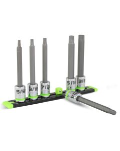 GETHBS6LS image(1) - Grip Edge Tools 6-PC 3/8'' Dr Long SAE RPT Hex Driver Set