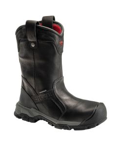 Avenger Work Boots Ripsaw Wellington Series - Men's Boots - Aluminum Toe - IC|EH|SR|PR - Black/Black - Size: 10W