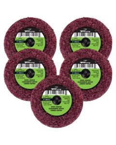 Quick Change Surface Prep Pad, Medium Grit, 2 in (5-Pack of Forney 71909)