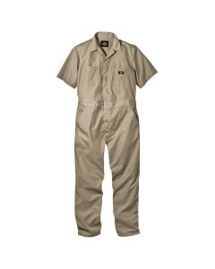 VFI3339KH-RG-XL image(0) - Workwear Outfitters Short Sleeve Coverall Khaki, XL