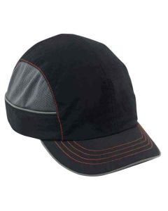 Ergodyne 8950 Short Brim Black Bump Cap