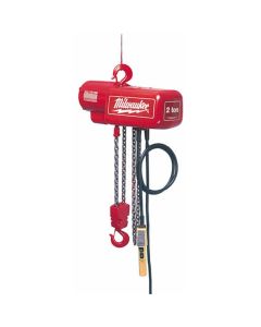 MLW9573 image(0) - Milwaukee Tool 2 TON ELECTRIC CHAIN HOIST 10 FT. LIFT, 8 FT. PER MINUTE