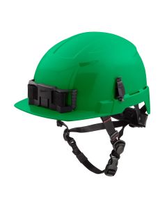MLW48-73-1327 image(0) - Green Front Brim Safety Helmet - Type 2, Class E