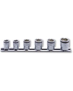 KKNRS2450MS-6 image(0) - Ko-ken USA 1/4 Sq. Dr. Short NUT GRIP&Acirc;&reg; Socket Set,  7-14mm - 6 pieces