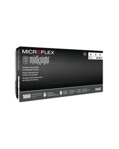 MFXMK296-M-CASE image(0) - Black Nitrile Powder Free Gloves