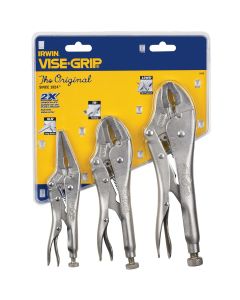 VGP323S image(0) - Vise Grip 323S  3 Pc. Tool Set Contains One Each: 10WRr, 7Rr and 6LNr Locking Tools