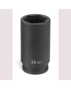 GRE2734MD image(0) - Grey Pneumatic 1/2" Drive x 34mm Deep Spindle Nut