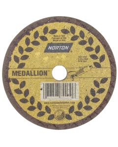 NOR89030 image(1) - Norton Abrasives 5PK CUTOFF WHEELS MEDALLION 3 X 1/16 3/8 5PK