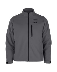 MLWM100G-21L image(1) - Milwaukee Tool M12 Heated TOUGHSHELL Jacket Kit, Grey, Large