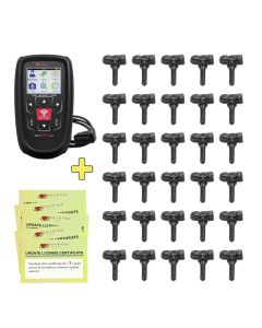 BATWRT550PRO-RS30P image(0) - Bartec USA Bartec Tech550PRO Tool w/OBDII Cable, and 30 RITE-SENSORS with rubber stems only