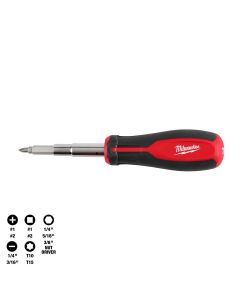 MLW48-22-2914 image(0) - Milwaukee Tool 11-in-1 Magnetic Multi-Bit Screwdriver