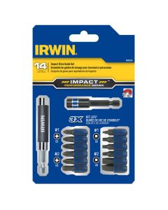 IRWIWAF1314 image(0) - Irwin Industrial 14-Piece Impact Drive Guide Set