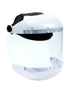 SRWS31140 image(0) - Sellstrom - Face Shield - 311 Series - 6.5" x 19.5" x .040" Window - Clear AF - Ratcheting Headgear - Dual Crown