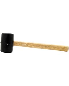 WLM1129 image(0) - Wilmar Corp. / Performance Tool 8oz Wood Handle Rubber Mallet