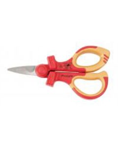 WIH32951 image(0) - Wiha Tools Insul. Proturn Electrician"s Shears, 6.3" OAL w/ Cable Notch. Stainless Steel Blades