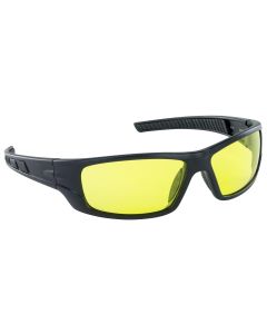 SAS5510-03 image(1) - SAS Safety VX9 Safety Glasses w/ BLACK FRAME / YELLOW LENS (POLYBAG)