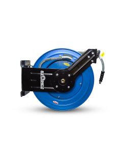 BLBPWRDA14100-NM image(0) - BluBird Blushield Polyester Pressure Washer Hose Reel Dual Arm Assembly 1/4" x 100' Non Marking